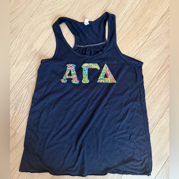 Alpha gamma delta sorority tank top - Picture 1 of 3